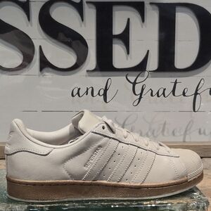 Adidas Originals Superstar Cream Gold Outer Sole Mens 11 #BB8117